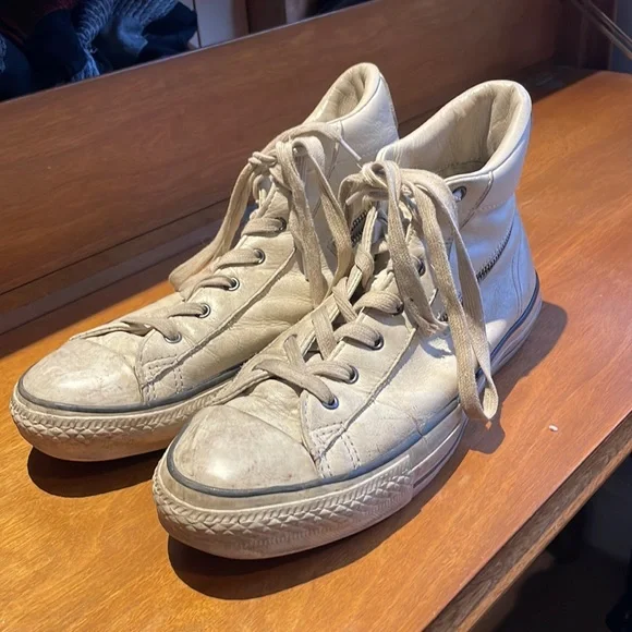 John Varvatos x Converse off white leather Chuck Taylor All Star
